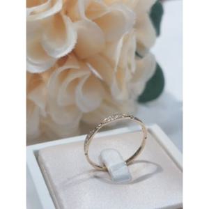 로이드 DIAMOND 비드세팅 가드링 14K 반지 LRF25026D