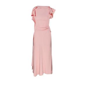 빅토리아 베컴 미디 원피스 1325WDR006601B 9471 ANTIQUE PINK