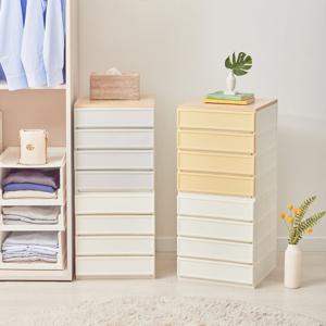 씨밀렉스 쌓아서 조합하는 래폴드 서랍장 400(S)_4단