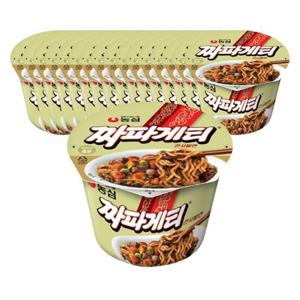 농심 짜파게티 큰사발 123g 16개
