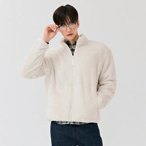 공용 베이직 퍼플리스 집업 점퍼-DFZU4302C0A