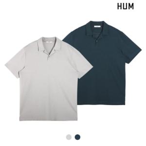 [HUM][HUM]남) 노치드 카라 티셔츠(FHOMCTC120M)
