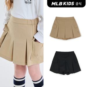[MLB키즈 공식] 25SS 걸즈 플리츠 카고 팬츠 (2color) 7FSMB0953