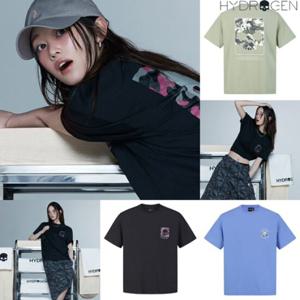 (하이드로겐)남여공용 인기 아웃도어 냉감 아스킨 UV차단 소로나 쿨링 스컬 반팔 라운드 티셔츠 H31D2TR721