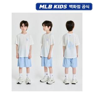 [MLB키즈] 애슬레저 빅럭스 티셔츠 아동 세트 7AS1B0753-07SBL