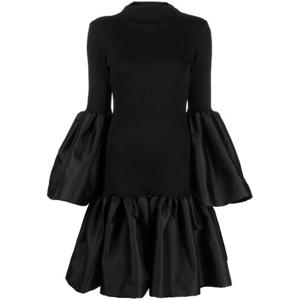 마르케스 알메이다 Black Satin Trim Knit Dress RST24DR0215JRR TP720020168