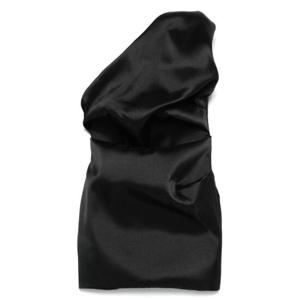 마르케스 알메이다 satin draped mini dress SS25DR0464MKBK TP719426008