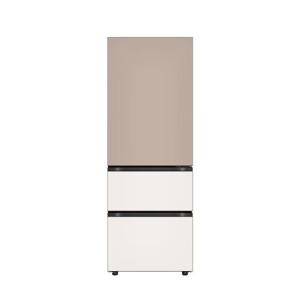 (25년형) LG 디오스 오브제 Fit & Max 1등급 324리터 김치냉장고 Z334GCB151S 브라운/베이지