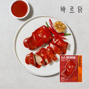 바르닭 딜리스틱 소스 닭다리살 볶음짬뽕 100g x3개