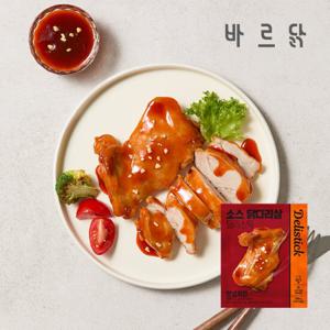 바르닭 딜리스틱 소스 닭다리살 양념치킨 100g x3개