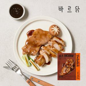 바르닭 딜리스틱 소스 닭다리살 갈비맛 100g x3개