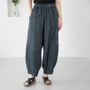 엄마옷 마담4060 삼베배색생활한복팬츠 여름바지 -ZKC2506007-