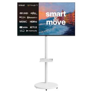 [인켈TV] 구글5.0 DLG120Hz 4K UHD 스마트TV + 무빙스탠드 109cm(43인치) / 기사방문설치