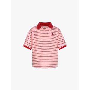 [휠라] FILA 여성용 김나영 착용 테리 세미크롭 카라티 FS2TSH2459FPIK
