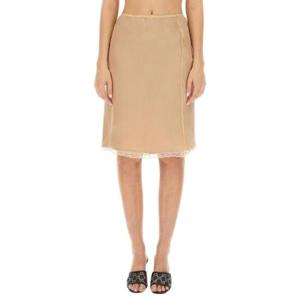Gucci 레이스 트림 디테일 미디 스커트 760549XUAI0 5735 TP943272526