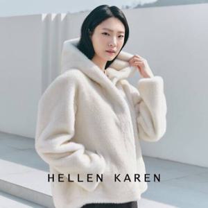 [헬렌카렌][헬렌카렌]24FW FAUX 밍크 후드 점퍼_637797