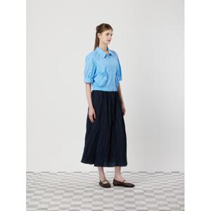 [씨씨콜렉트] 크링클 주름 밴딩 플레어 스커트 C252MSD044