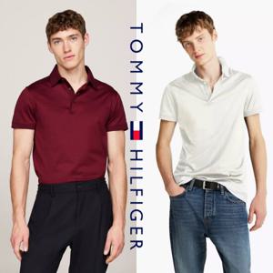 타미힐피거 TOMMY HILFIGER MW36662-YBL 남자 슬림핏 Mercerized 반팔 폴로 셔츠