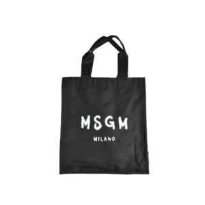 MSGM 로고 프린트 토트백 3341MDZ43371 99 TP936050439
