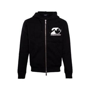 Dsquared2 로고 프린트 집업 드로스트링 후드티 S74HG0148S25516 900 TP944017886