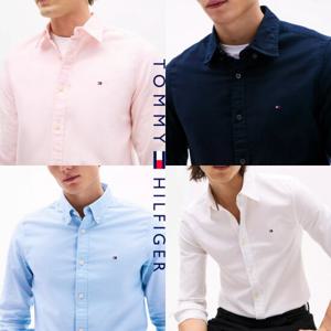 타미힐피거 TOMMY HILFIGER 78J6791-7KP 남자 슬림핏 옥스포드 자수로고 셔츠