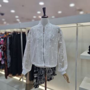 [르니앤맥코이]레이스 망사 시스루 집업점퍼 MM09JP700