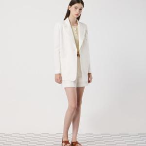 [씨씨콜렉트] 린넨 블렌드 아웃 포켓 싱글 자켓 C252MSF234