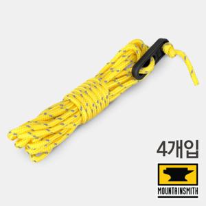 마운틴스미스 타프스트링 4개 1SET 스트링가드 타프줄 텐트줄 텐
