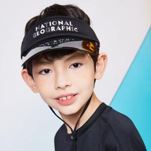 [내셔널지오그래픽 키즈] K222KHA070 키즈 젤리 썬캡 BLACK