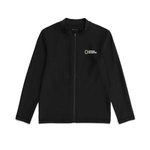 내셔널지오그래픽 키즈 K232URG710 베이직 스몰로고 집업 BLACK