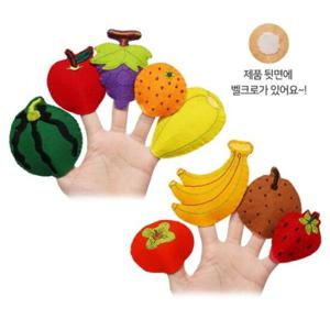 부직포놀이 MC1161 토독손가락 인형 과일