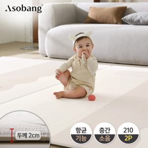 [아소방] 2P 프라임 놀이방매트 라인웨이브 210