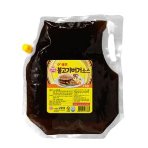 오뚜기 오쉐프 불고기버거소스 2kg