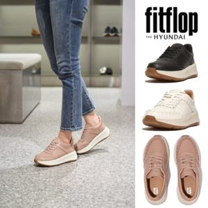핏플랍 FITFLOP (FFSO4E045P4) 24SS F-모드 스티치 베이지 레더 프리미엄 스니커즈
