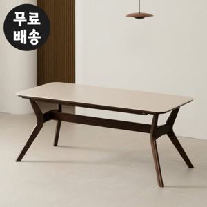 카일 세라믹 고무나무 원목 6인 식탁 테이블(1800)