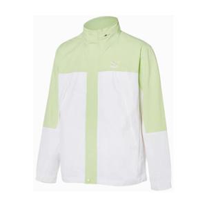 푸마 남성 세미 오버핏 우븐 바람막이 자켓_933148-02