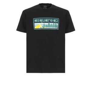 디스퀘어드2 반팔 티셔츠 S74GD1395 D20020900 Black