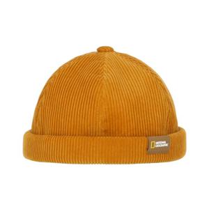 내셔널지오그래픽키즈 K224KHA110 코듀로이 와치캡 MUSTARD