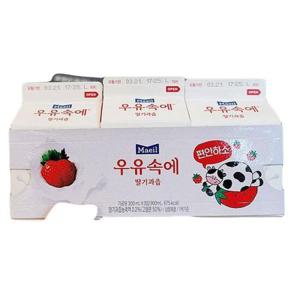 [에이알비티] 매일 우유속에 딸기과즙 300ml x 3입 x 2개 47352