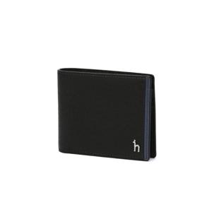 [헤지스핸드백] 블랙 라인배색 소가죽 머니클립 HJWA5E034BK