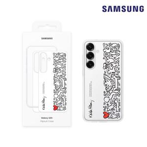 삼성정품 갤럭시S25플러스 플립수트 케이스 프레임케이스 투명케이스 키스해링 테마케이스 EF-MS936 N