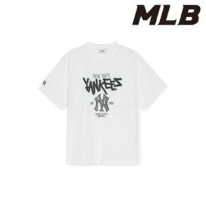 MLB (3ATSB0553-50WHS)  25S 신상 베이직 빅로고 메가 오버핏 기능성 반팔 티셔츠