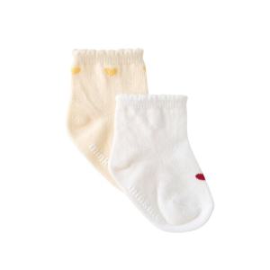 밍크뮤 [WH] 하트JQD양말SET 35170-011-02