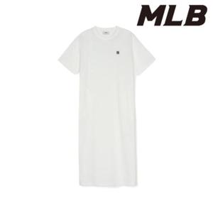 MLB (3FOPB0153-50IVS) 여성 베이직 기능성 라운드 롱 원피스