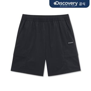 키즈 프레시벤트 경량 우븐 스몰로고 셋업 트레이닝 반바지 (BLACK)