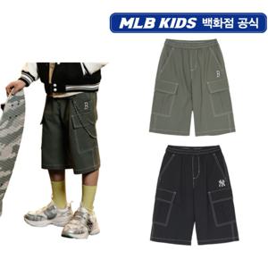 MLB키즈 아웃도어 카고 6부팬츠 (7ASMB0453ALL)