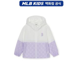 MLB키즈 다이아 모노그램 경량 바람막이 점퍼 (7AWJMD65343LDL)