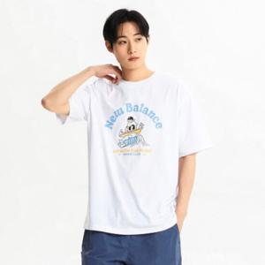 뉴발란스반팔티 LQJ NBNEE21643-10 UNI NB Boy 서핑 반팔티 (SEMI OVER FIT)