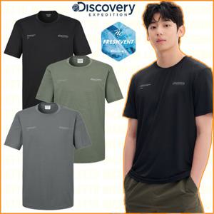 디스커버리 25SS 여름신상 프레시벤트 남성 퀵드라이 반팔티셔츠 DMRS6F053-ICTT
