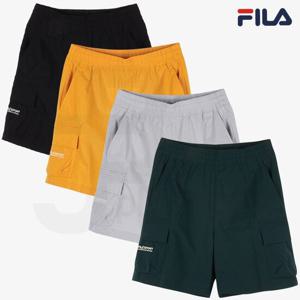 [휠라] 공용 컴포트핏 4부 카고 포켓 반바지 FS2TRF2131X